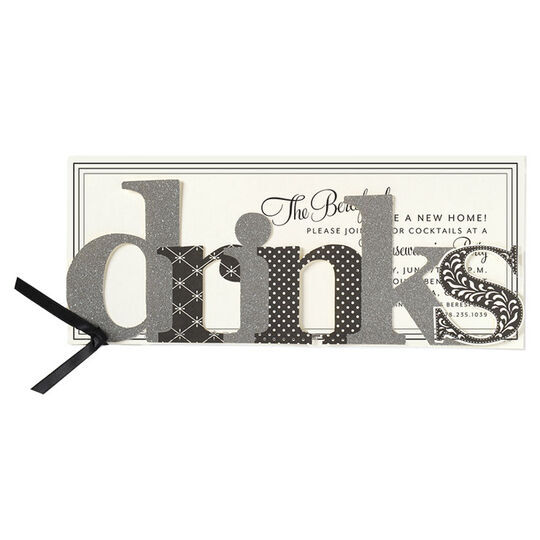 Drinks Die-cut Invitations